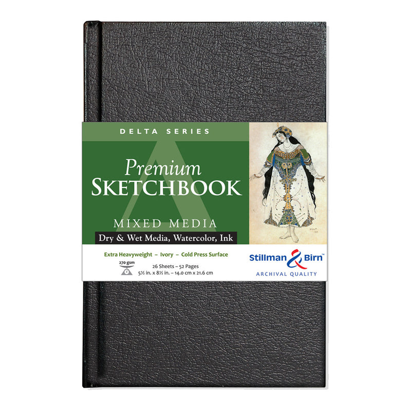 Stillman & Birn Delta Hardback Sketchbooks 270gsm 26 Sheets