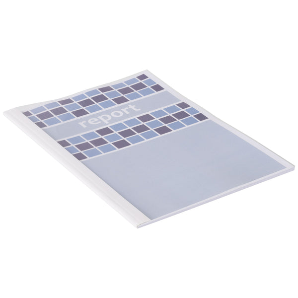 gbc thermal cover white pack of 100#Size_3MM
