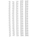 gbc wire 21 loop 6mm pack of 100