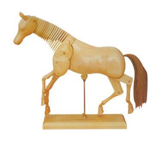 16 Inch Wooden Horse