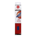 gbc plastic 21 loop 12mm blue pack