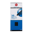 gbc plastic 21 loop 25mm black pack