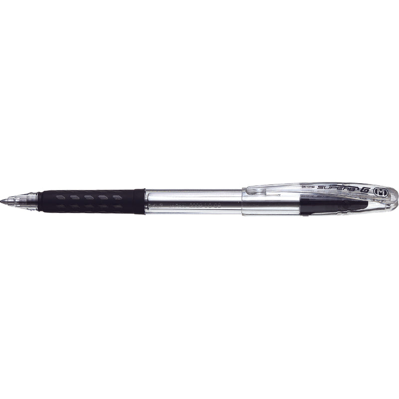 pentel superb g ballpoint pen stick bk101m 1.0mm