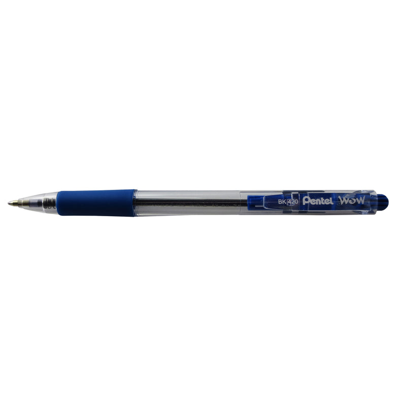 pentel wow ball point pen retractable bk420 1.0mm