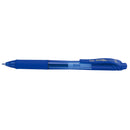 pentel energel-x gel roller pen rectractable bl107 0.7mm box of 10
