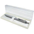pentel energel gel roller pen retractable bl407 0.7mm barrel black ink#Colour_SILVER