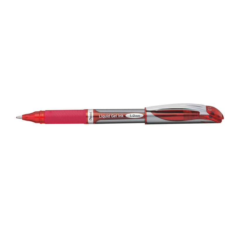 pentel energel gel roller pen stick bl60 deluxe 1.0mm box of 12