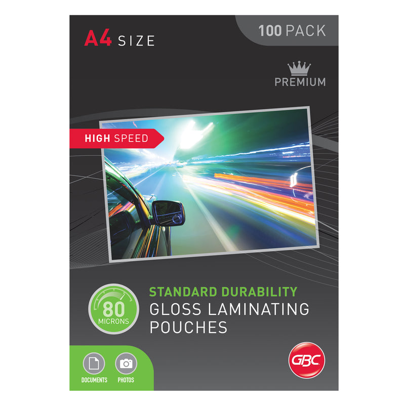 gbc signature a4 80mic high speed pack of 100