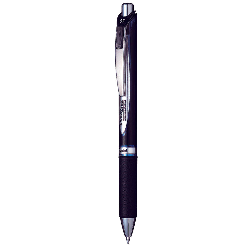 pentel energel ballpoint pen retractable 0.7mm blp77 ink pack of 12