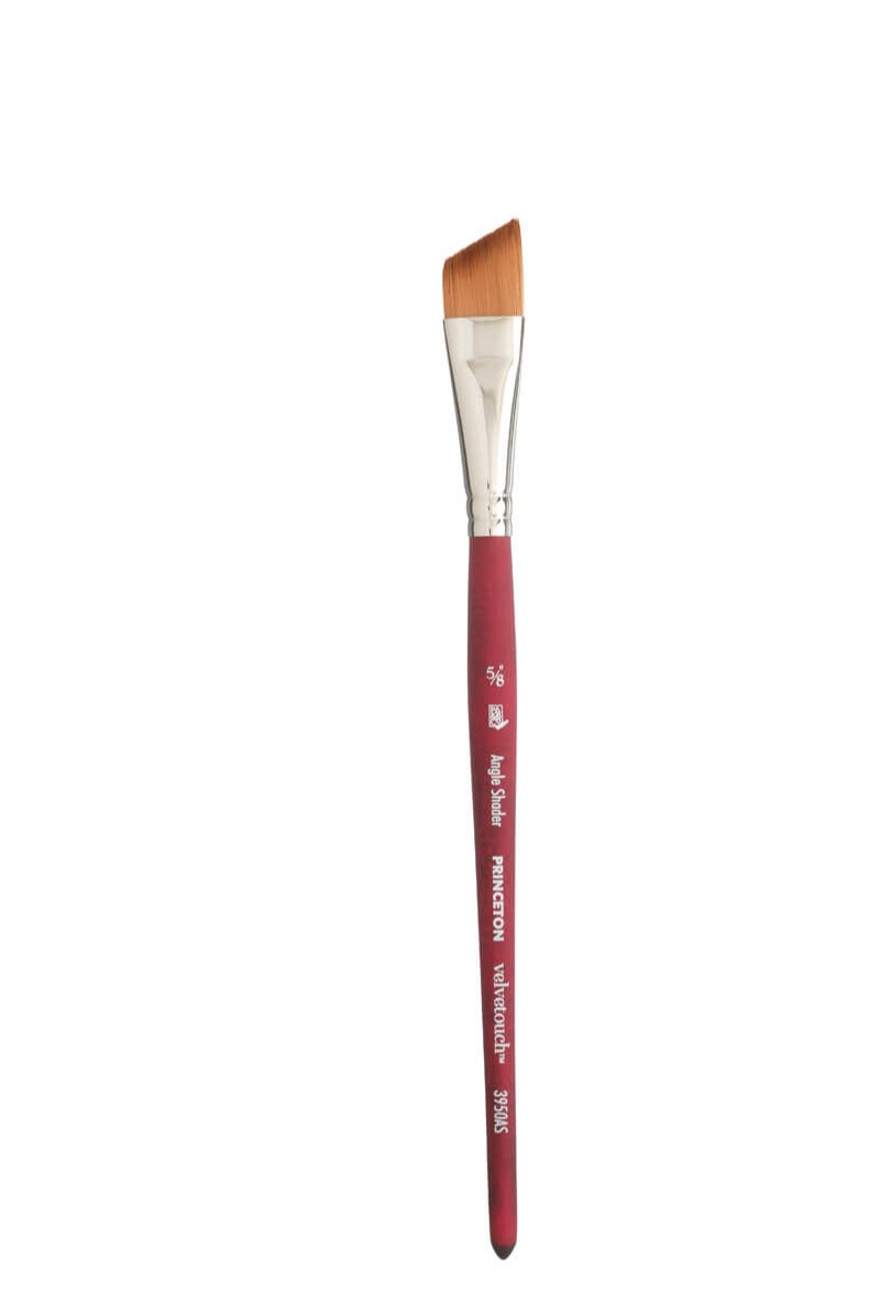 Princeton Velvetouch Synthetic Angle Shader Brushes