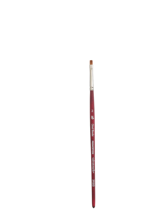 Princeton Velvetouch Synthetic Chisel Blender Brushes#Size_2
