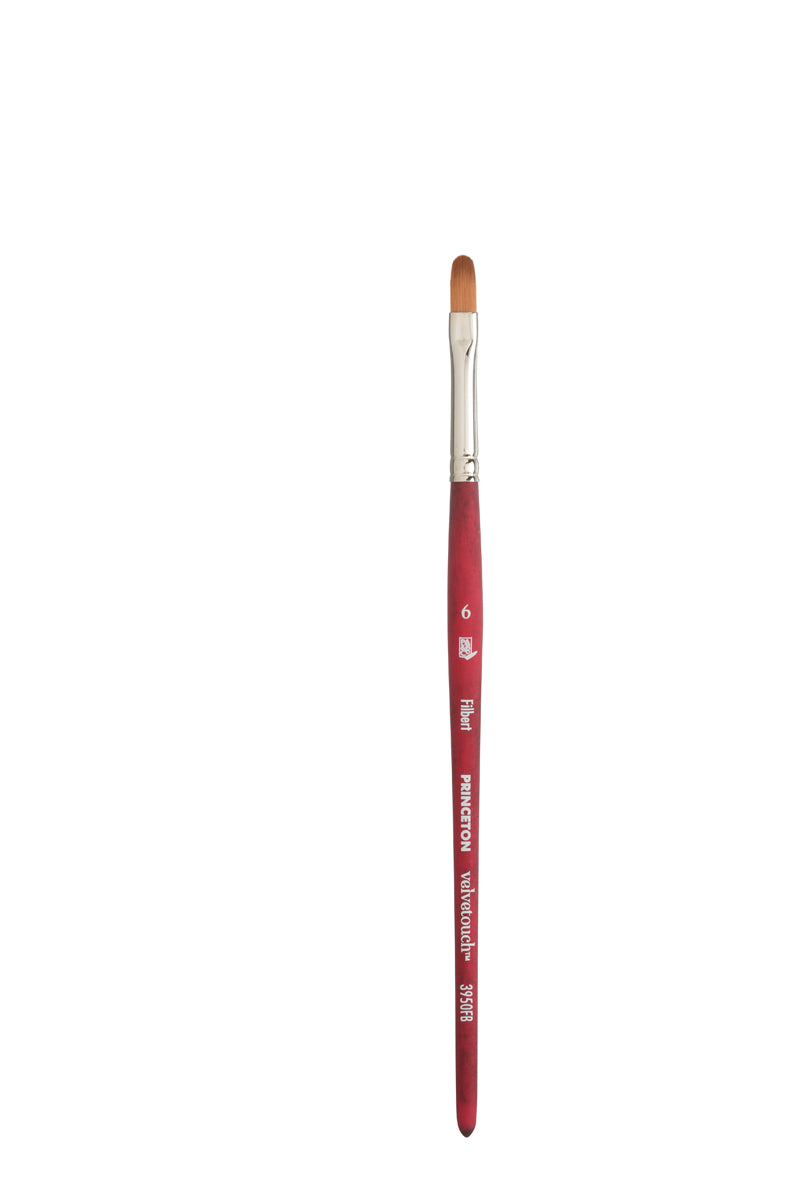 Princeton Velvetouch Synthetic Filbert Brushes