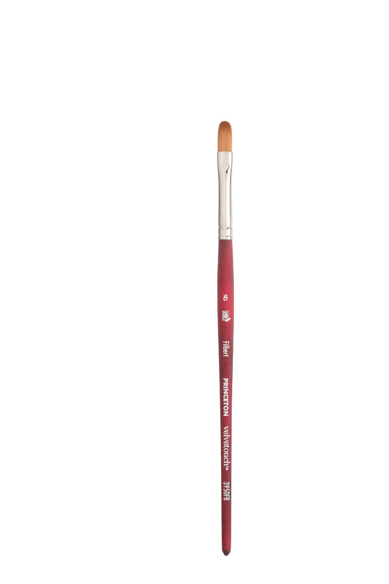 Princeton Velvetouch Synthetic Filbert Brushes