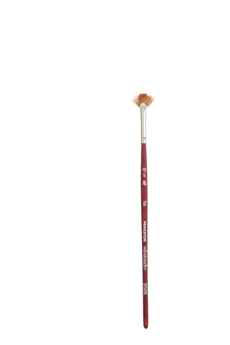 Princeton Velvetouch Synthetic Fan Brush 10/0