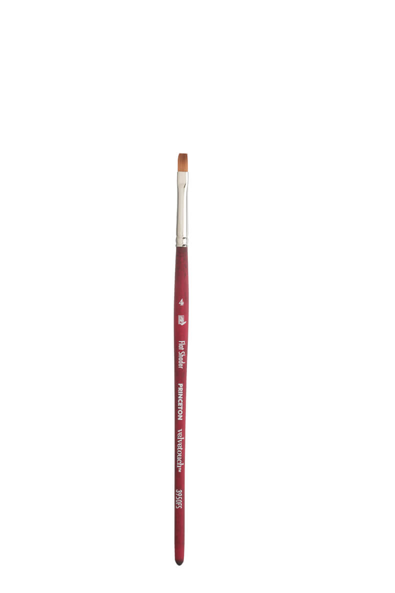 Princeton Velvetouch Synthetic Flat Shader Brushes