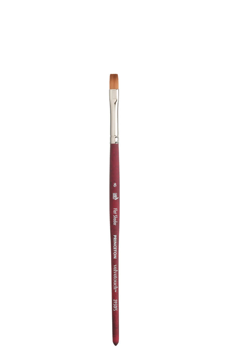 Princeton Velvetouch Synthetic Flat Shader Brushes