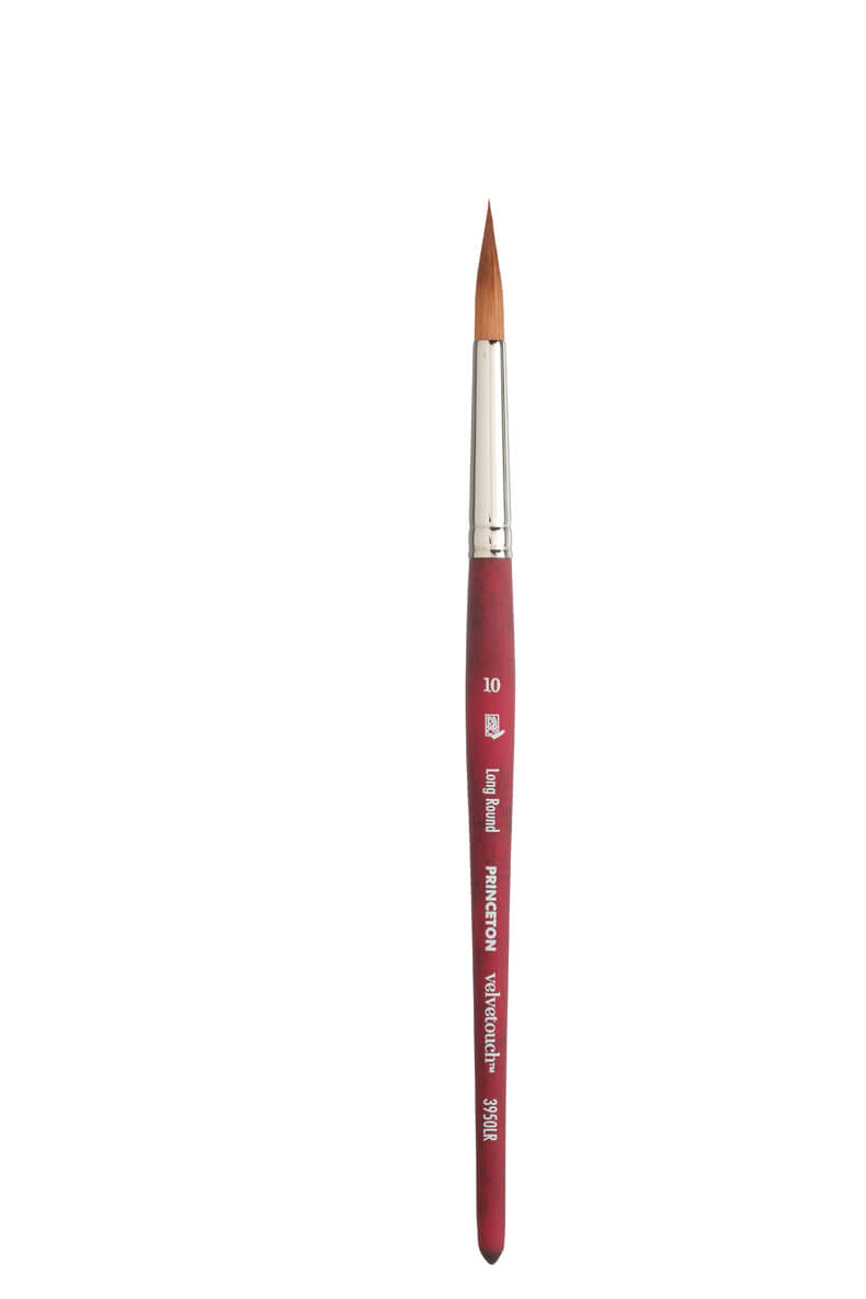 Princeton Velvetouch Synthetic Long Round Brushes