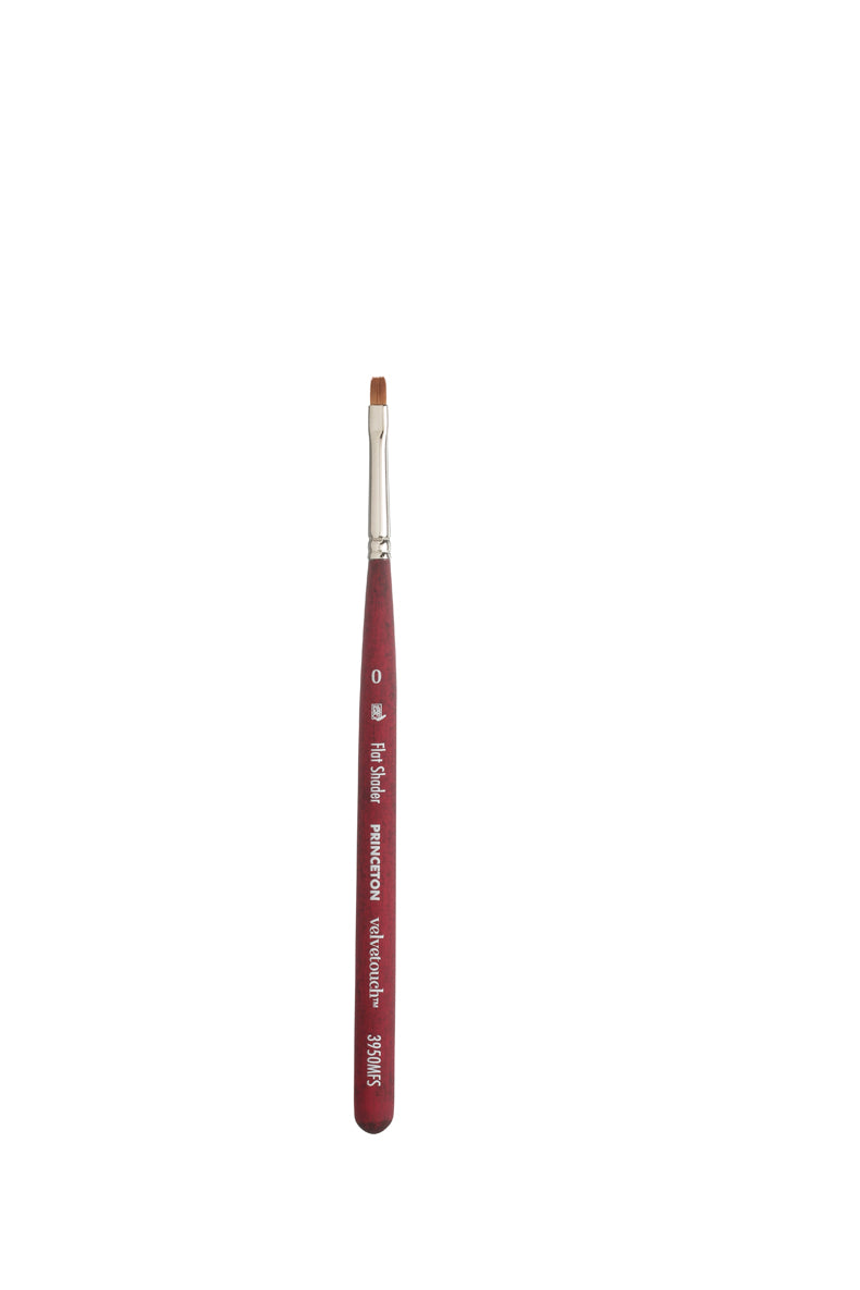 Princeton Velvetouch Synthetic Mini Flat Shader Brush