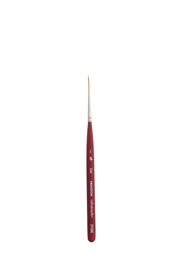 Princeton Velvetouch Synthetic Mini Liner Brush#Size_1