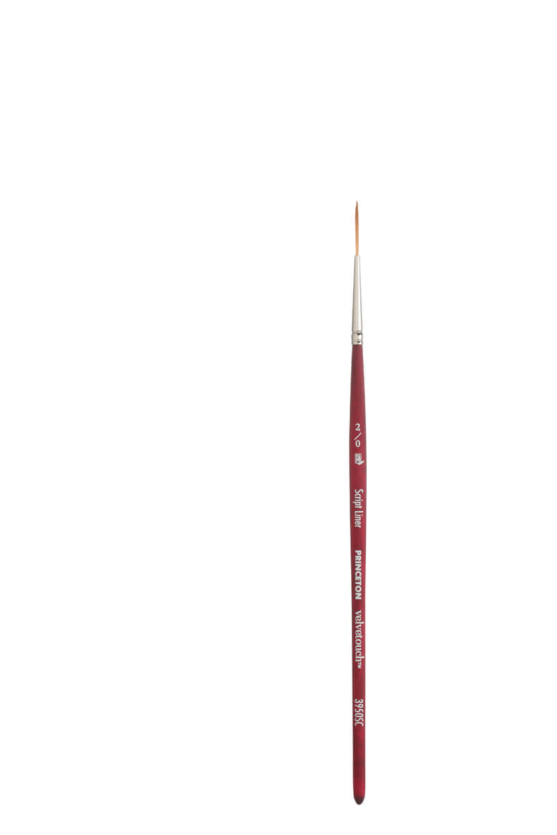 Princeton Velvetouch Synthetic Script Liner Brushes