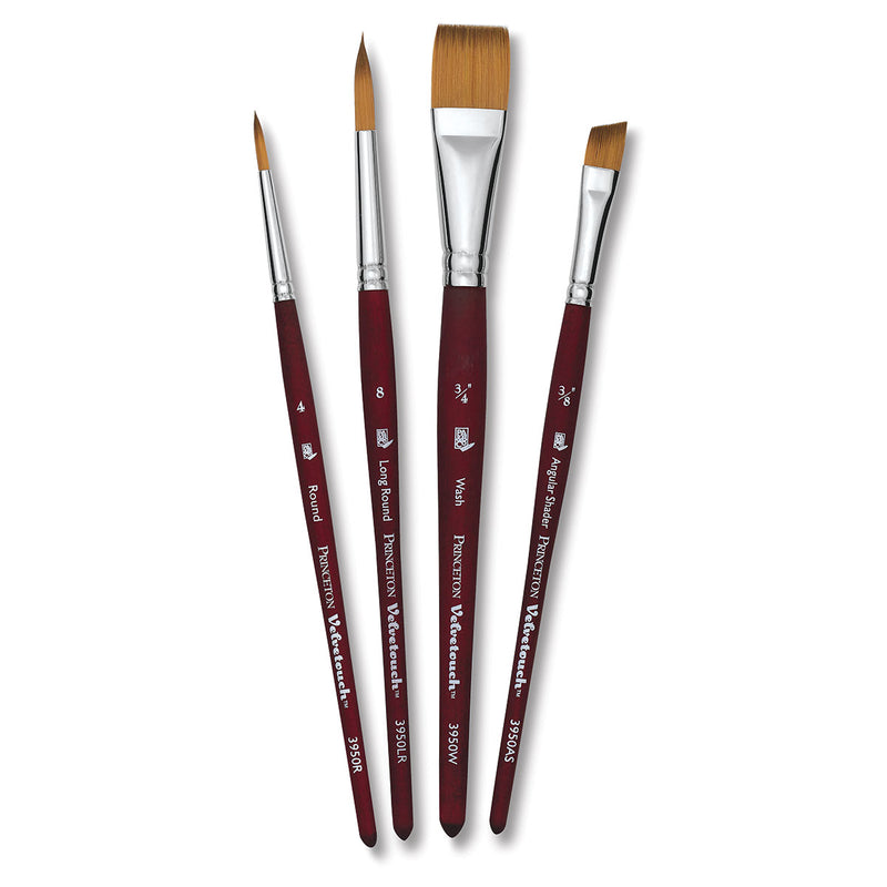 Princeton Velvetouch Synthetic Professional Set Of 4