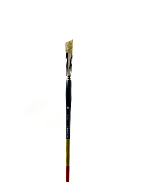 Snap! Princeton White Synthetic Angle Bright Art Paint Brush With Long Handle Size 10