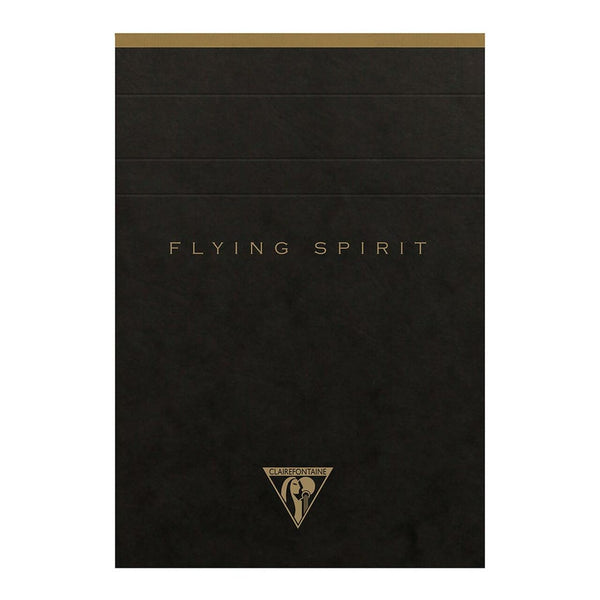 Clairefontaine Flying Spirit Clothbound Notepad A6 Assorted#Colour_BLACK