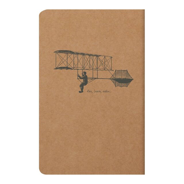 Clairefontaine Flying Spirit Sewn Notebook 11X17CM Assorted