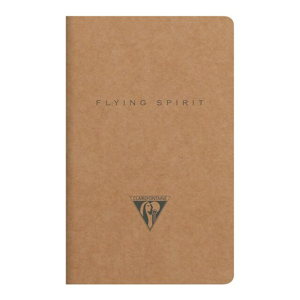 Clairefontaine Flying Spirit Sewn Kraft Notebook 7.5x12cm Assorted