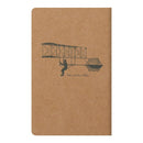 Clairefontaine Flying Spirit Sewn Kraft Notebook 7.5x12cm Assorted