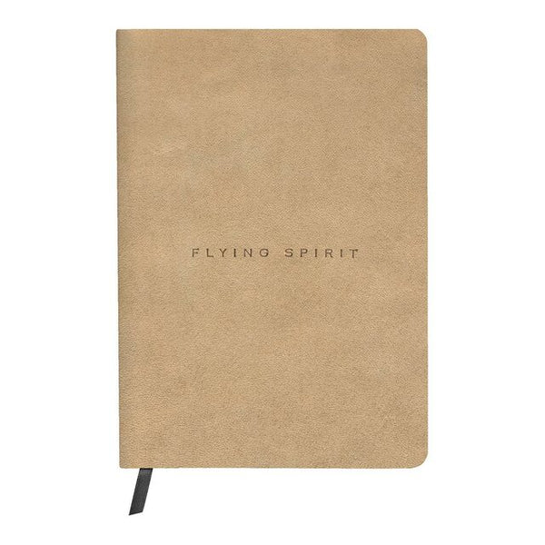 Clairefontaine Flying Spirit Clothbound Journal A5 Lined#Colour_BEIGE