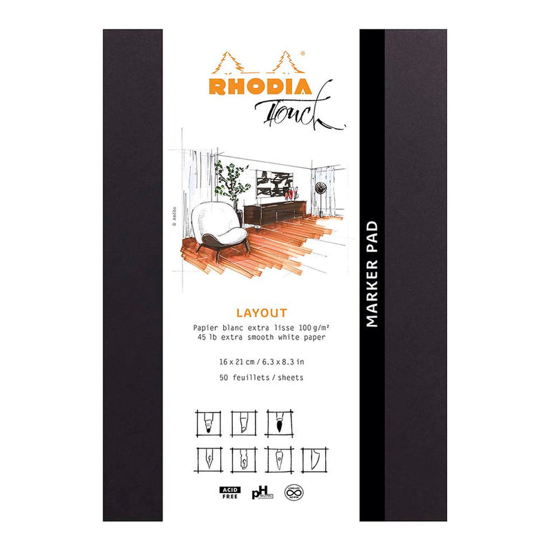 Rhodia Touch Marker Pad Blank