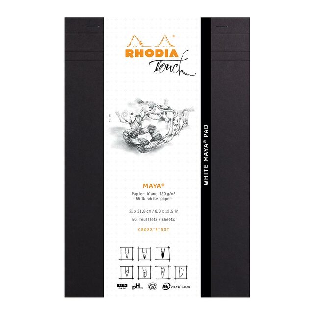 Rhodia Touch Maya White Pad A4+