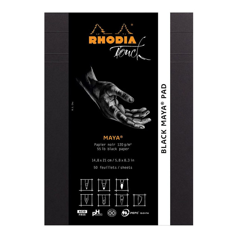 Rhodia Touch Maya Black Pad A5