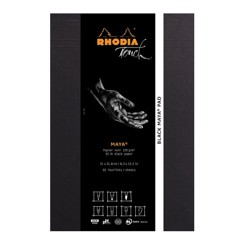 Rhodia Touch Maya Black Pad A4+