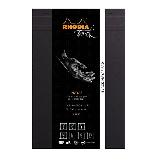 Rhodia Touch Maya Black Pad A4+
