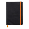 Clairefontaine Rhodiarama Softcover Notebook A5 Lined#Colour_BLACK