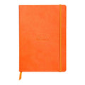 Clairefontaine Rhodiarama Softcover Notebook A5 Lined#Colour_TANGERINE