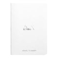Rhodia Classic Notebook Stapled A5 Dotted#Colour_WHITE