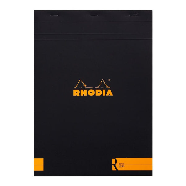 Rhodia Le R Pad No. 18 A4 Lined#Colour_BLACK