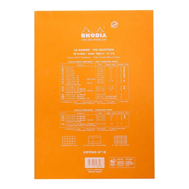 Rhodia Dotpad No. 18 A4