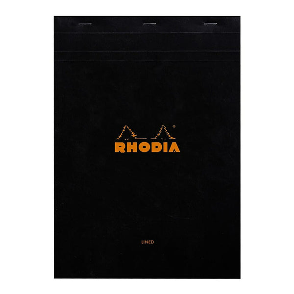 Rhodia Bloc Pad No. 18 A4 Lined#Colour_BLACK