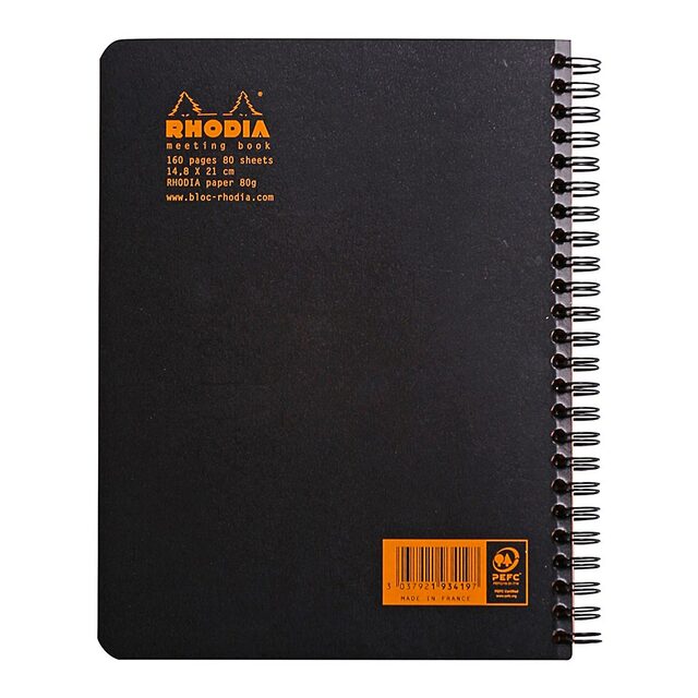 Rhodia Meeting Book Spiral A5+