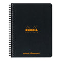 Rhodia Classic Notebook Spiral A5+ Lined#Colour_BLACK