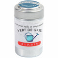 Jacques Herbin Writing Ink Cartridge - Pack Of 6#Colour_VERT DE GRIS