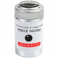 Herbin Writing Ink Cartridge - Pack of 6#Colour_PERLE NOIRE (BLACK PEARL)