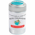 Jacques Herbin Writing Ink Cartridge - Pack Of 6#Colour_BLEU CALANQUE