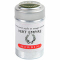 Herbin Writing Ink Cartridge - Pack of 6#Colour_VERT EMPIRE (EMPIRE GREEN)