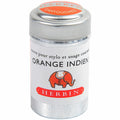 Jacques Herbin Writing Ink Cartridge - Pack Of 6#Colour_ORANGE INDIEN