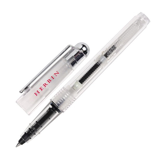Jacques Herbin Transparent Rollerball Pen With Converter